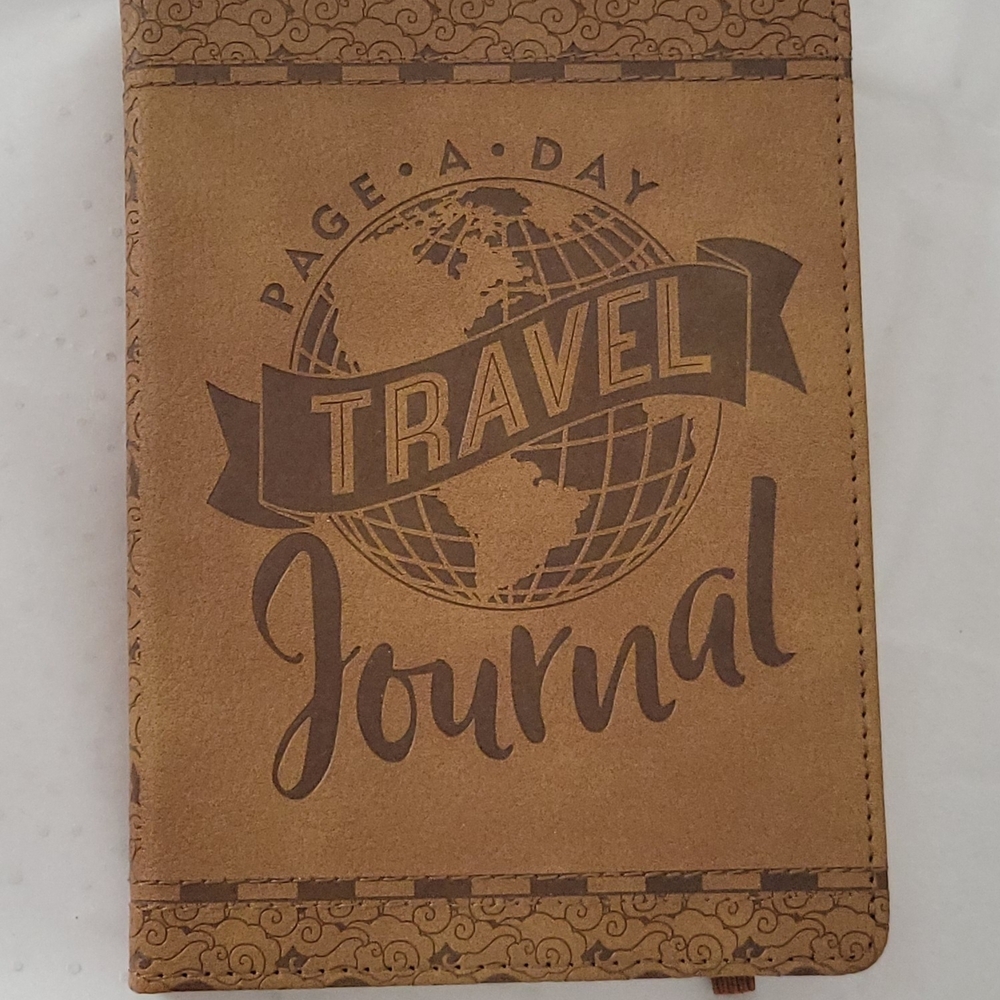 Travel Journal - Brown Faux Leather Notebook